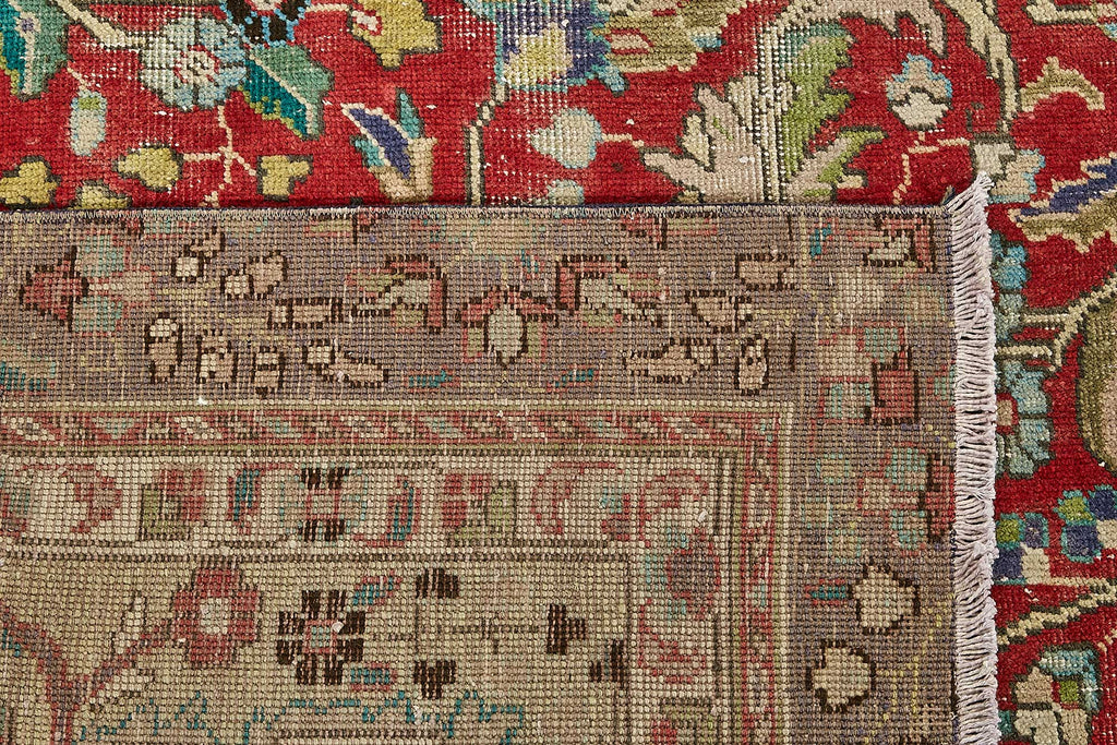 Beige vintage Persian rug 49752, 2.44 x 3.37 metres – photograph 7
