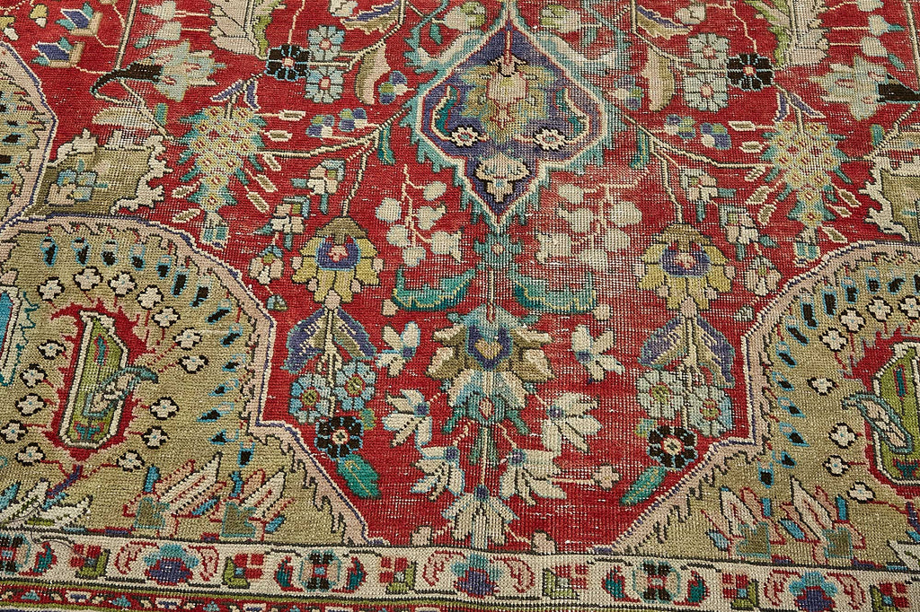 Beige vintage Persian rug 49752, 2.44 x 3.37 metres – photograph 10