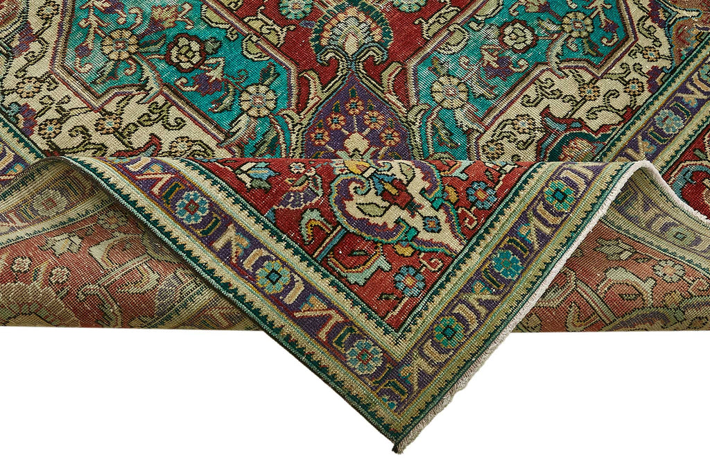 Red vintage Persian rug 49754, 3.00 x 3.85 metres – photograph 6