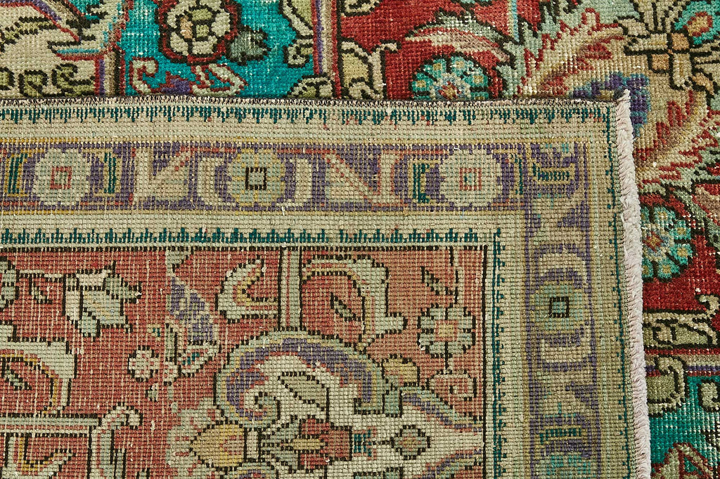 Red vintage Persian rug 49754, 3.00 x 3.85 metres – photograph 7