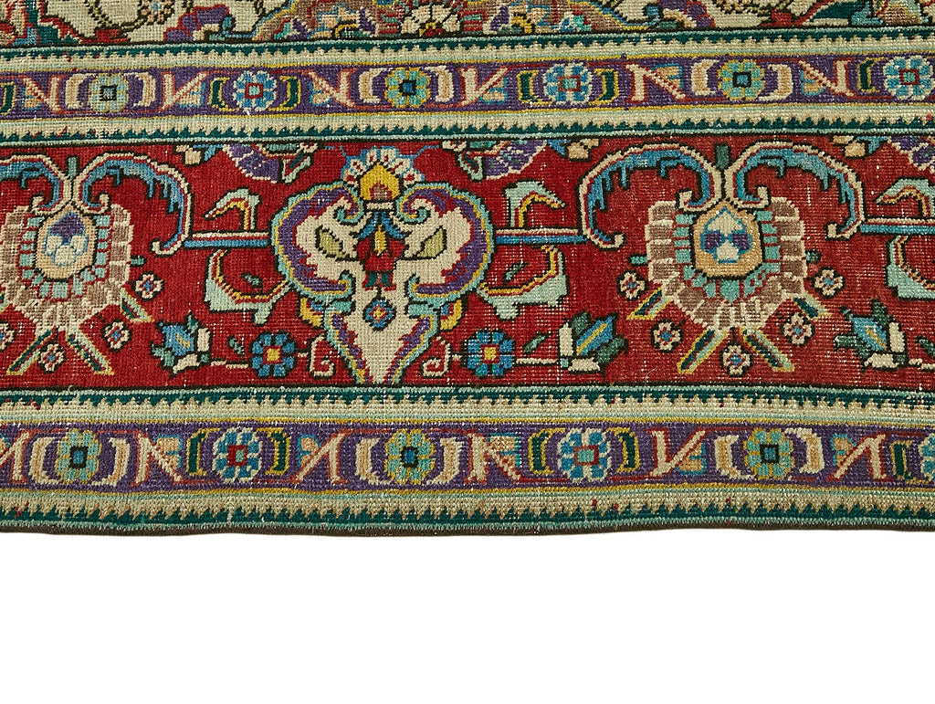 Red vintage Persian rug 49754, 3.00 x 3.85 metres – photograph 8