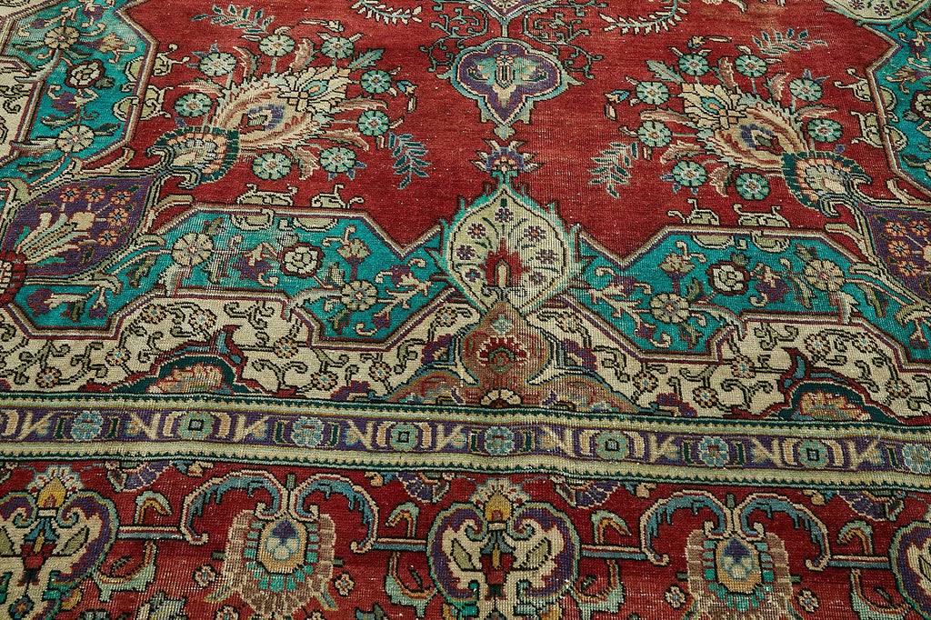 Red vintage Persian rug 49754, 3.00 x 3.85 metres – photograph 10