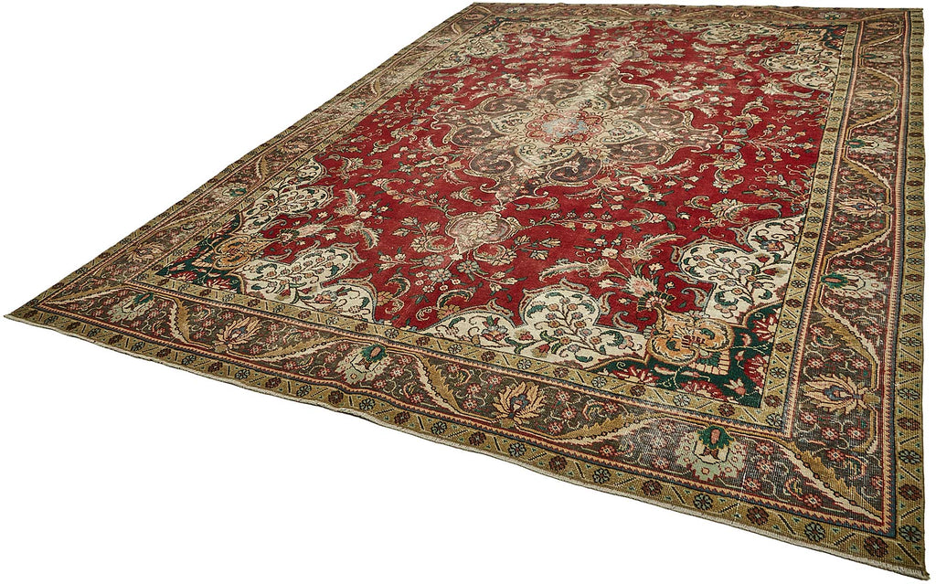 Beige vintage Persian rug 49755, 2.88 x 3.96 metres – photograph 3
