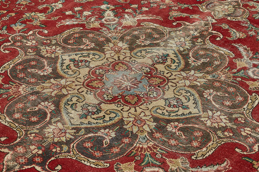 Beige vintage Persian rug 49755, 2.88 x 3.96 metres – photograph 5