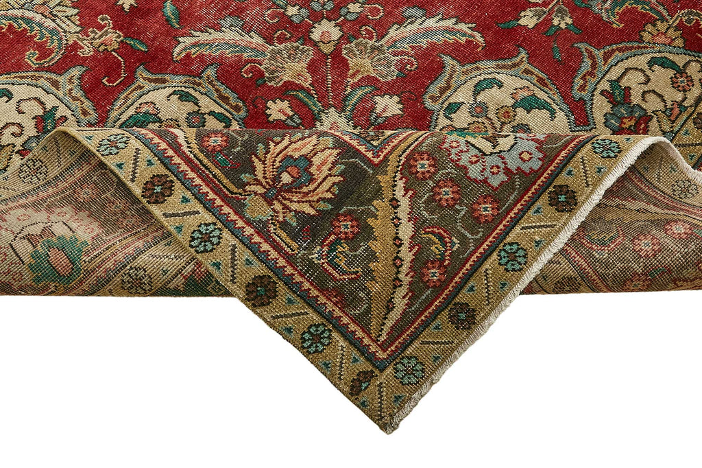 Beige vintage Persian rug 49755, 2.88 x 3.96 metres – photograph 6