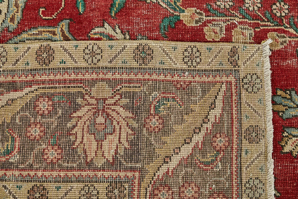 Beige vintage Persian rug 49755, 2.88 x 3.96 metres – photograph 7
