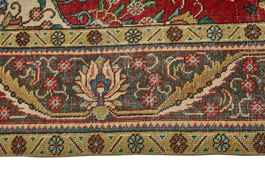 Beige vintage Persian rug 49755, 2.88 x 3.96 metres – photograph 8