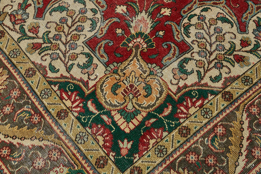 Beige vintage Persian rug 49755, 2.88 x 3.96 metres – photograph 9