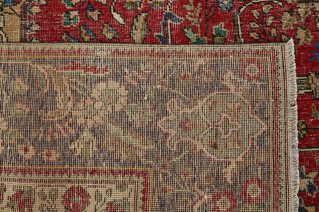 Red vintage Persian rug 49757, 2.74 x 3.63 metres – photograph 7