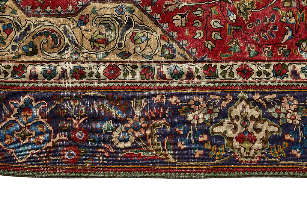 Red vintage Persian rug 49757, 2.74 x 3.63 metres – photograph 8
