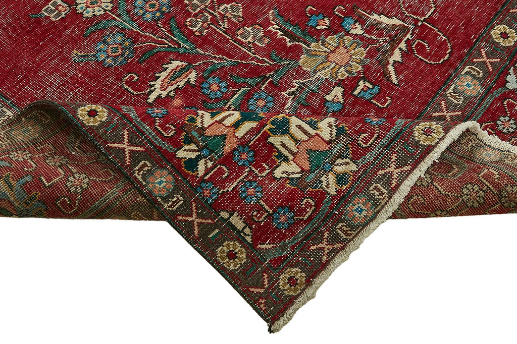 Red vintage Persian rug 49758, 2.89 x 3.90 metres – photograph 6