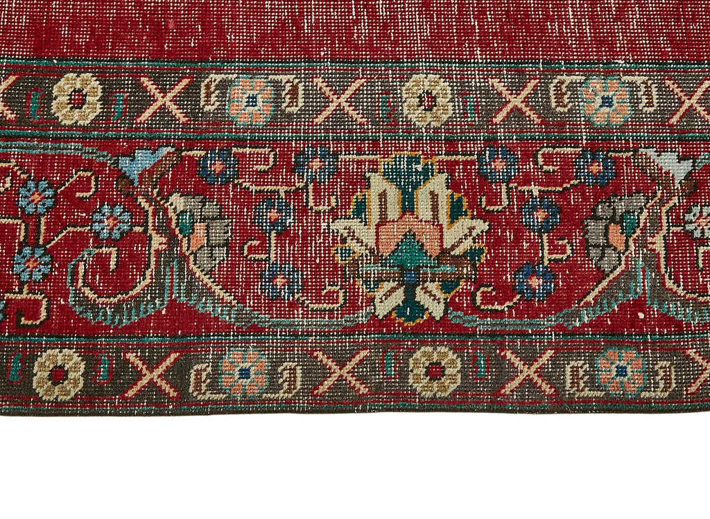 Red vintage Persian rug 49758, 2.89 x 3.90 metres – photograph 8