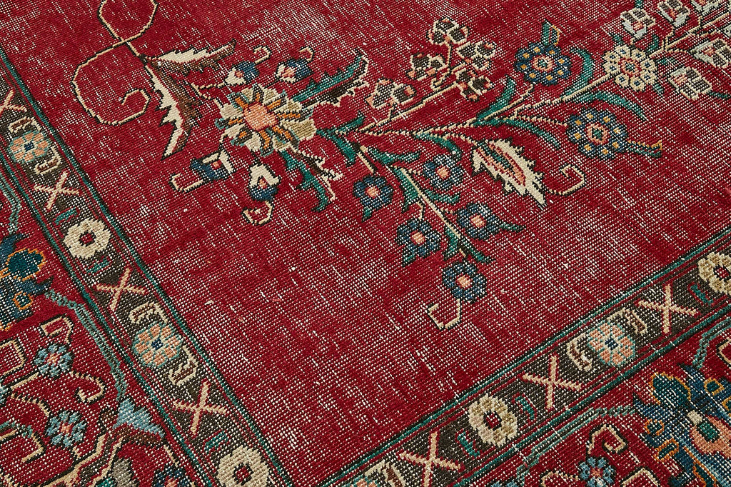 Red vintage Persian rug 49758, 2.89 x 3.90 metres – photograph 9