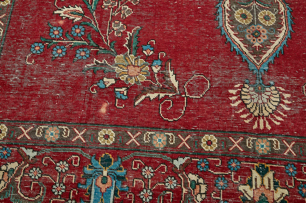 Red vintage Persian rug 49758, 2.89 x 3.90 metres – photograph 10