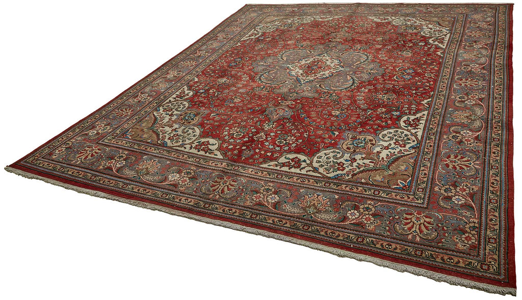 Red vintage Persian rug 49761, 2.88 x 3.74 metres – photograph 3