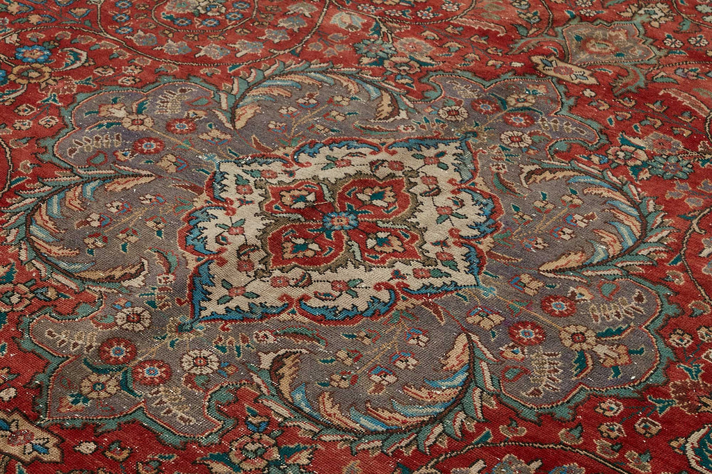 Red vintage Persian rug 49761, 2.88 x 3.74 metres – photograph 5