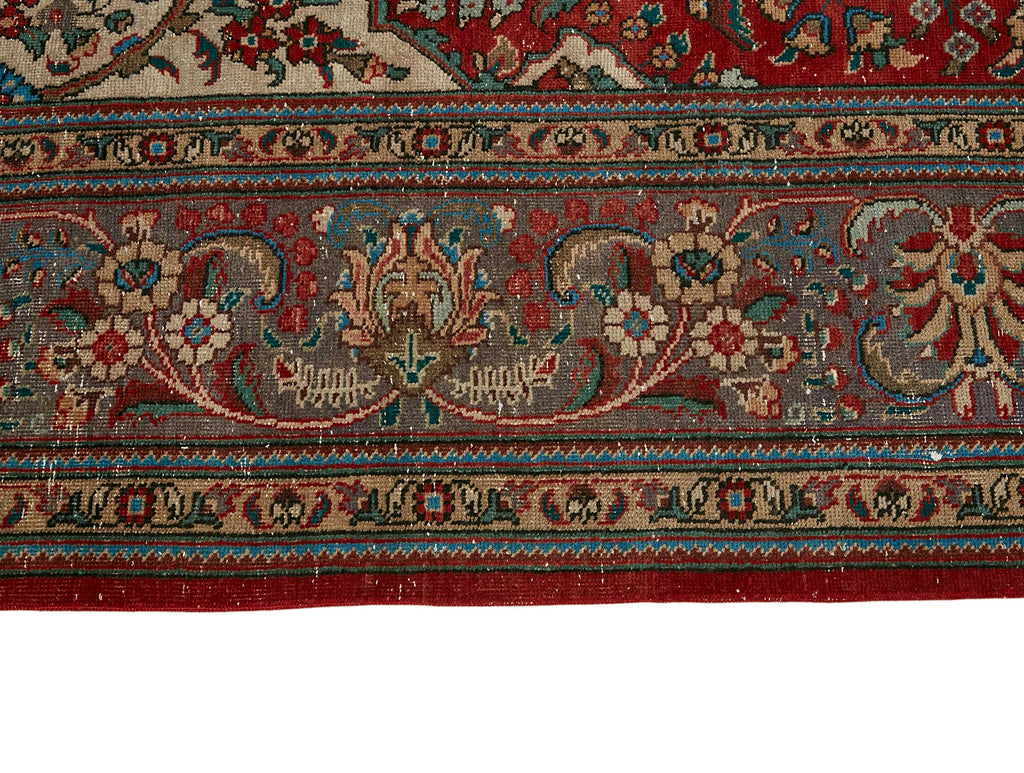 Red vintage Persian rug 49761, 2.88 x 3.74 metres – photograph 8