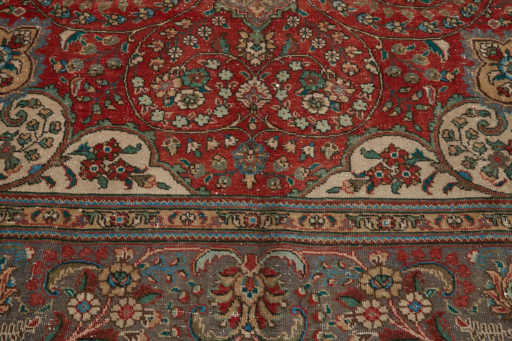 Red vintage Persian rug 49761, 2.88 x 3.74 metres – photograph 10