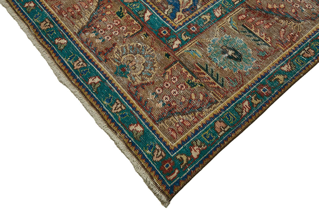 Red vintage Persian rug 49762, 2.86 x 3.74 metres – photograph 4