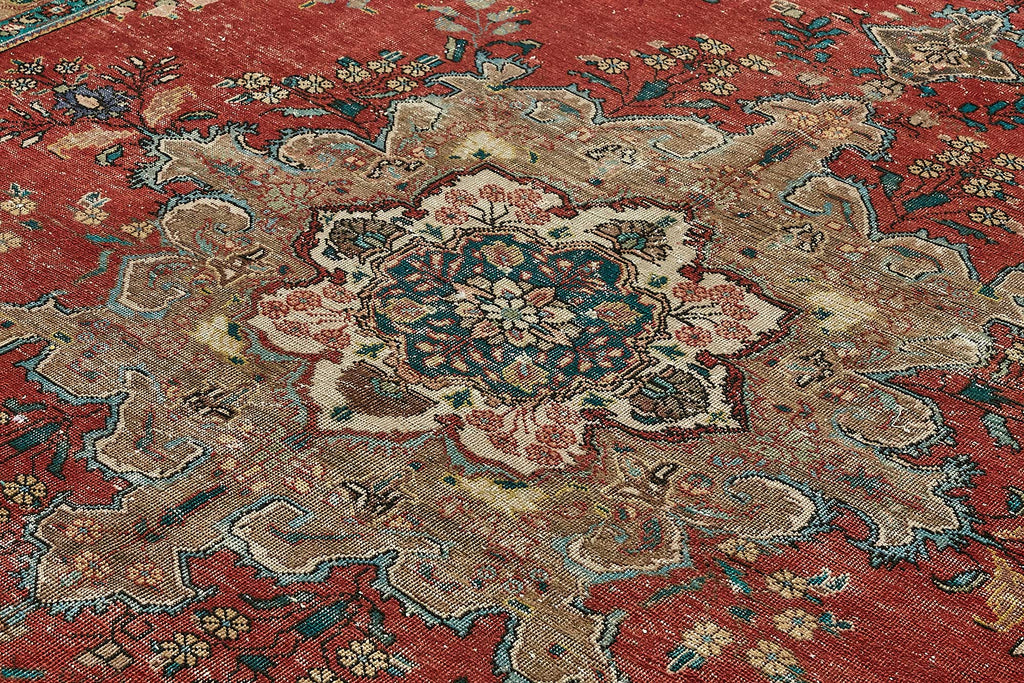 Red vintage Persian rug 49762, 2.86 x 3.74 metres – photograph 5