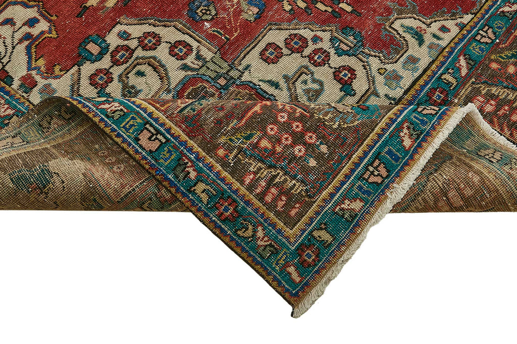 Red vintage Persian rug 49762, 2.86 x 3.74 metres – photograph 6
