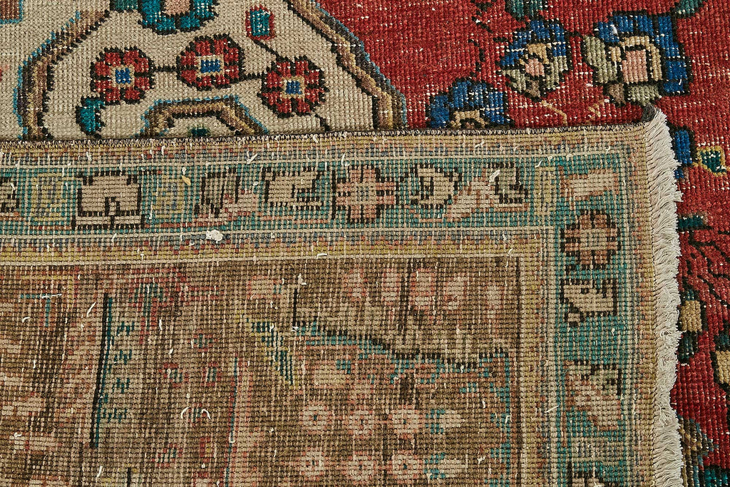 Red vintage Persian rug 49762, 2.86 x 3.74 metres – photograph 7