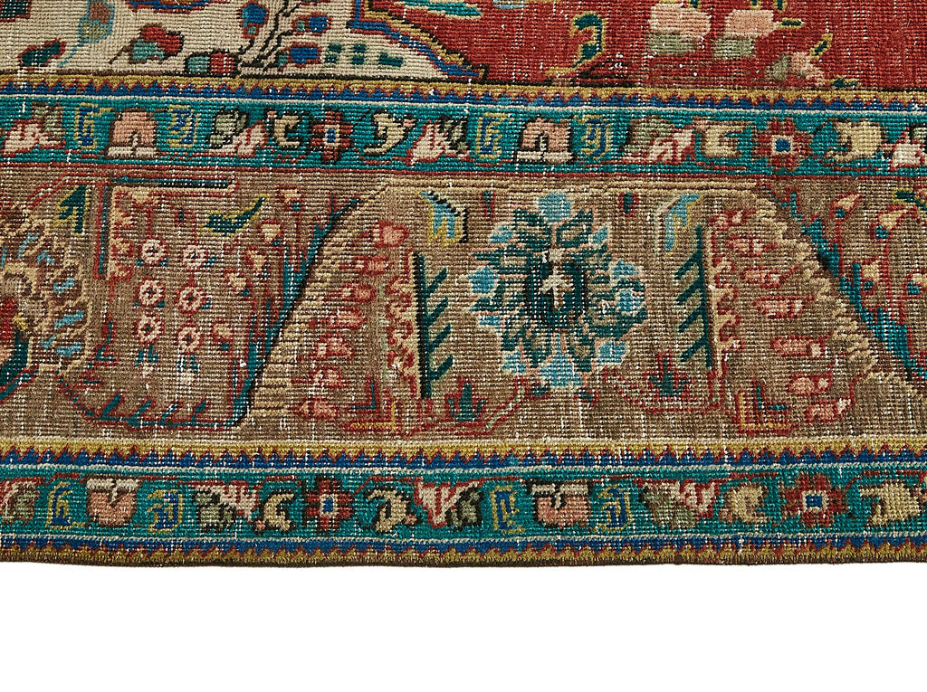 Red vintage Persian rug 49762, 2.86 x 3.74 metres – photograph 8