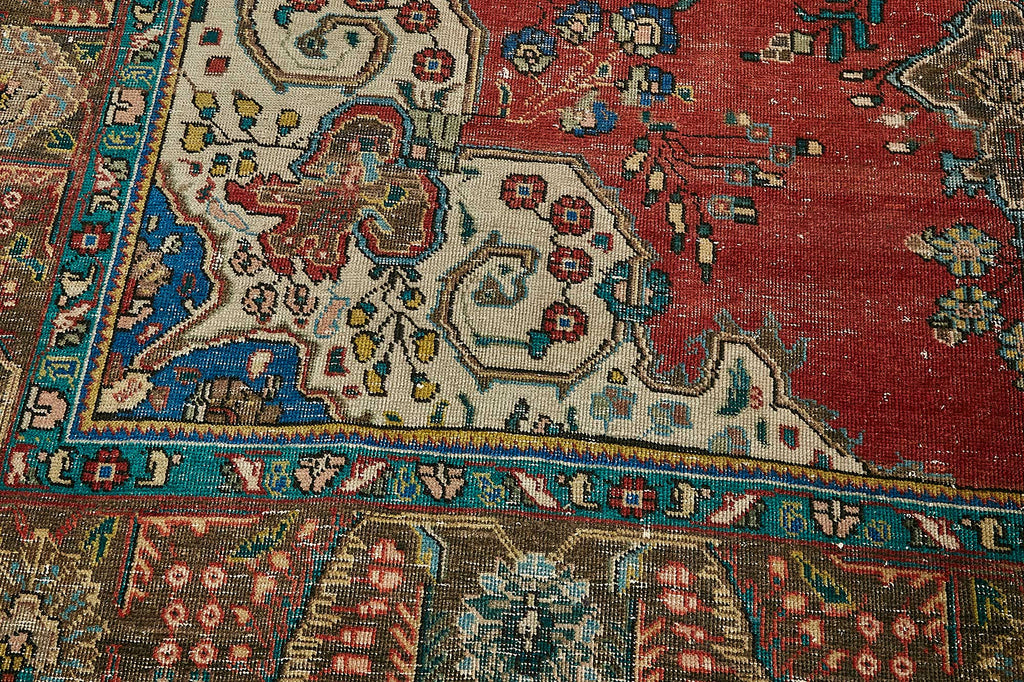 Red vintage Persian rug 49762, 2.86 x 3.74 metres – photograph 10