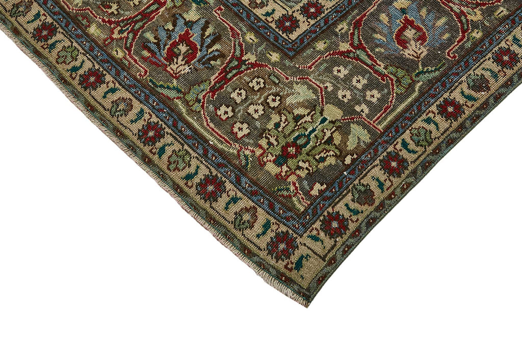 Red vintage Persian rug 49763, 2.92 x 3.87 metres – photograph 4