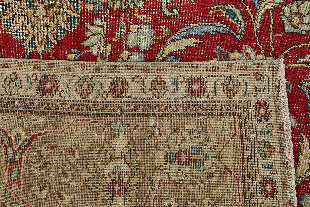 Red vintage Persian rug 49763, 2.92 x 3.87 metres – photograph 7
