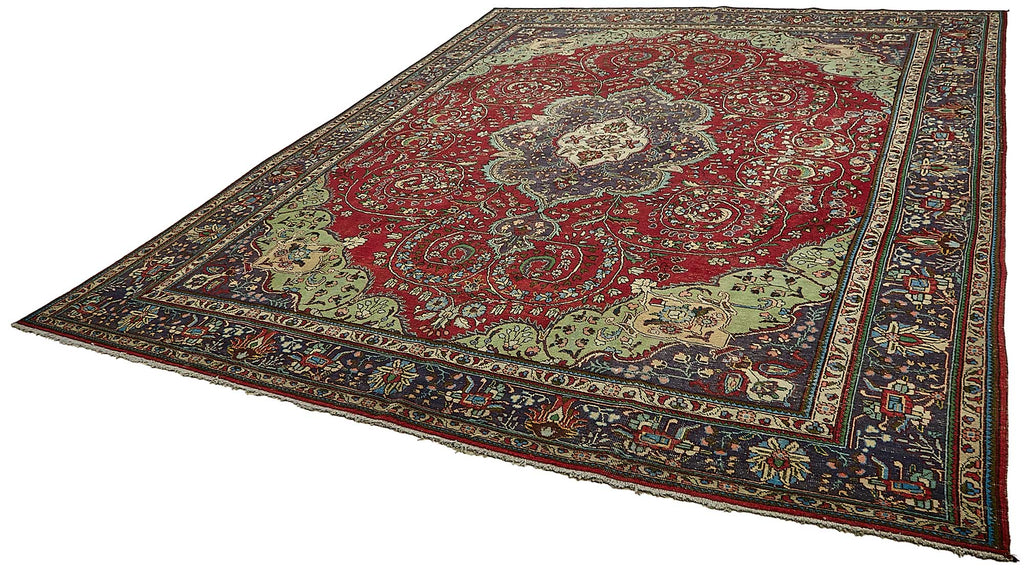 Red vintage Persian rug 49767, 3.00 x 3.90 metres – photograph 3