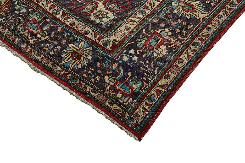 Red vintage Persian rug 49767, 3.00 x 3.90 metres – photograph 4