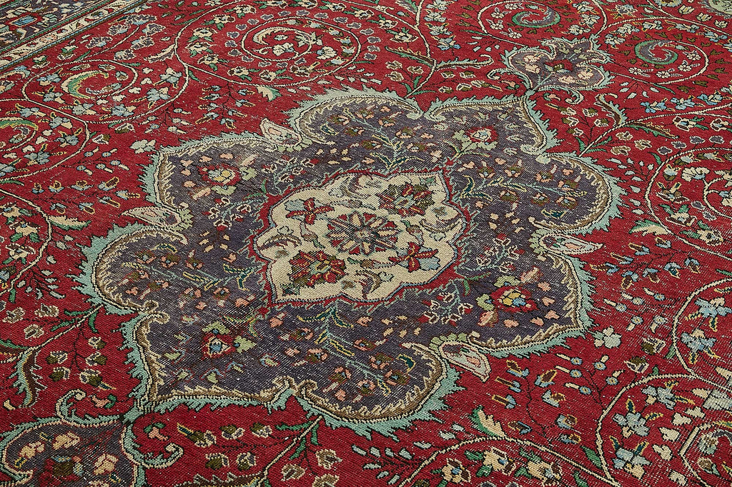 Red vintage Persian rug 49767, 3.00 x 3.90 metres – photograph 5