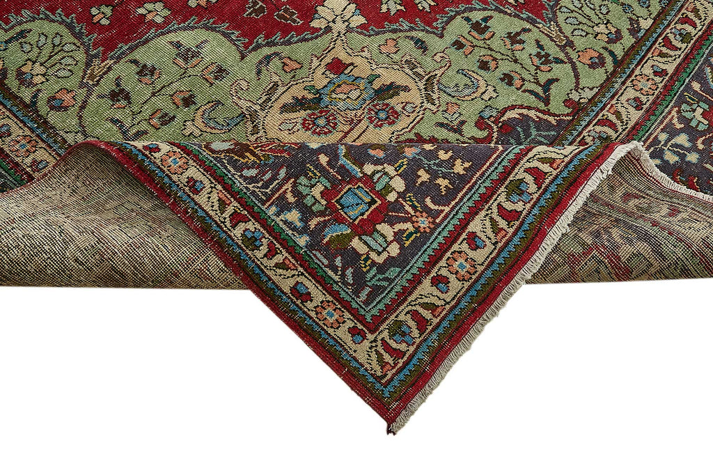 Red vintage Persian rug 49767, 3.00 x 3.90 metres – photograph 6