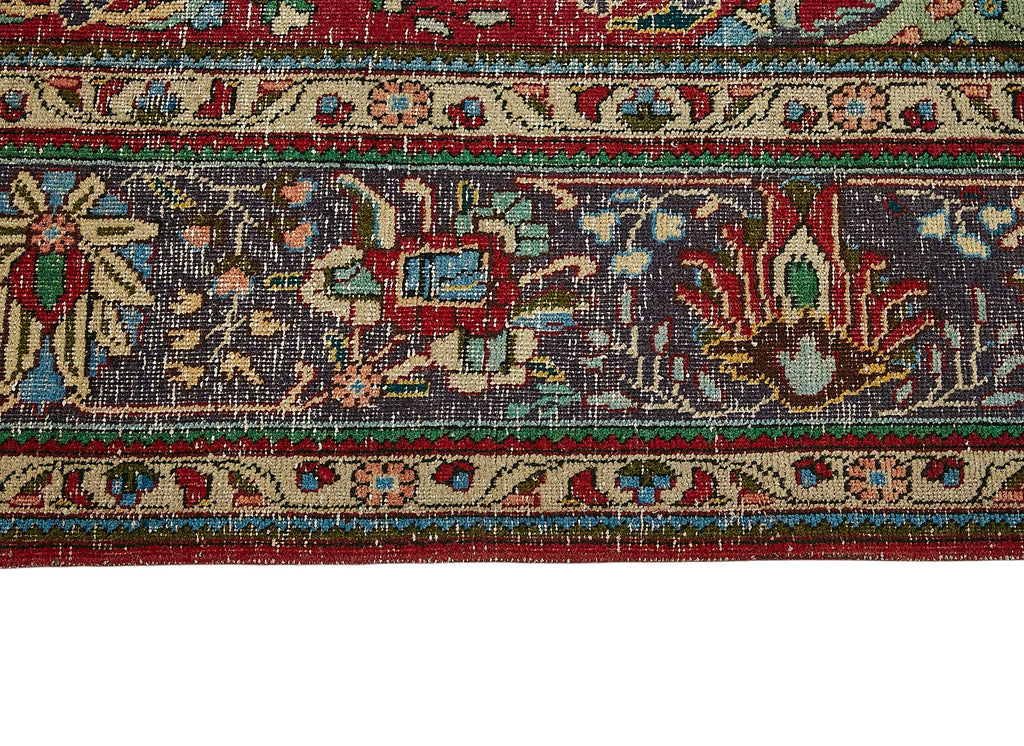 Red vintage Persian rug 49767, 3.00 x 3.90 metres – photograph 8