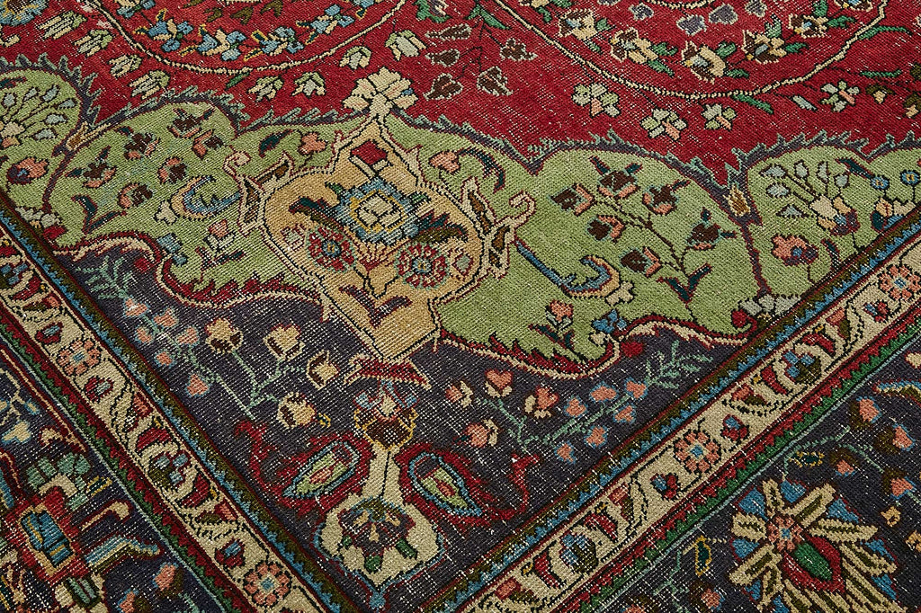 Red vintage Persian rug 49767, 3.00 x 3.90 metres – photograph 9