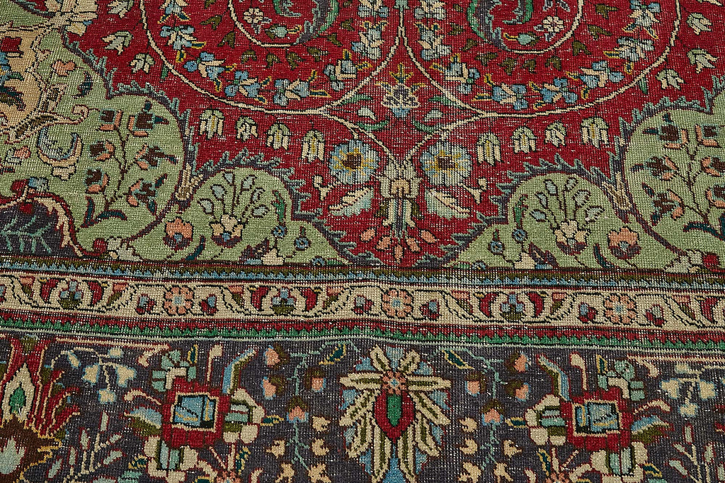 Red vintage Persian rug 49767, 3.00 x 3.90 metres – photograph 10