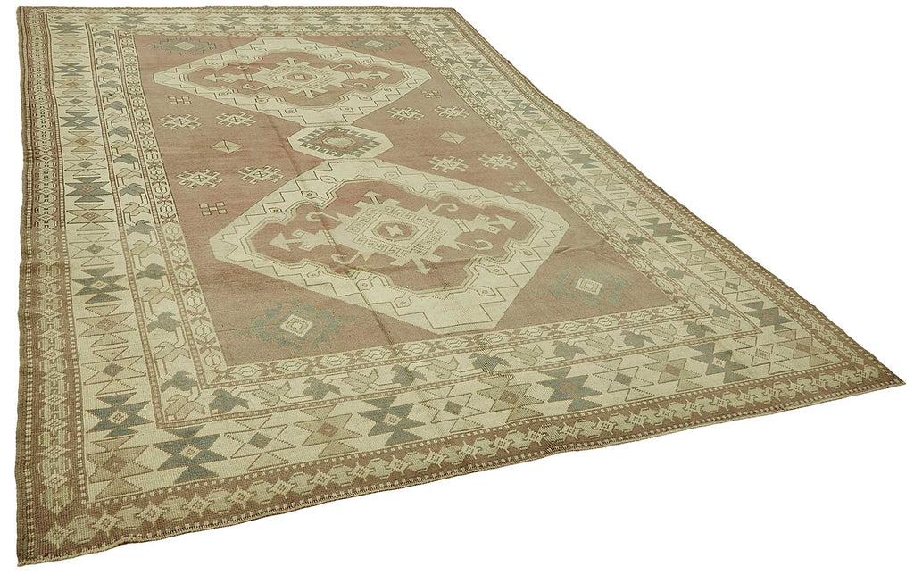 Beige vintage Persian rug 49768, 2.30 x 3.42 metres – photograph 2