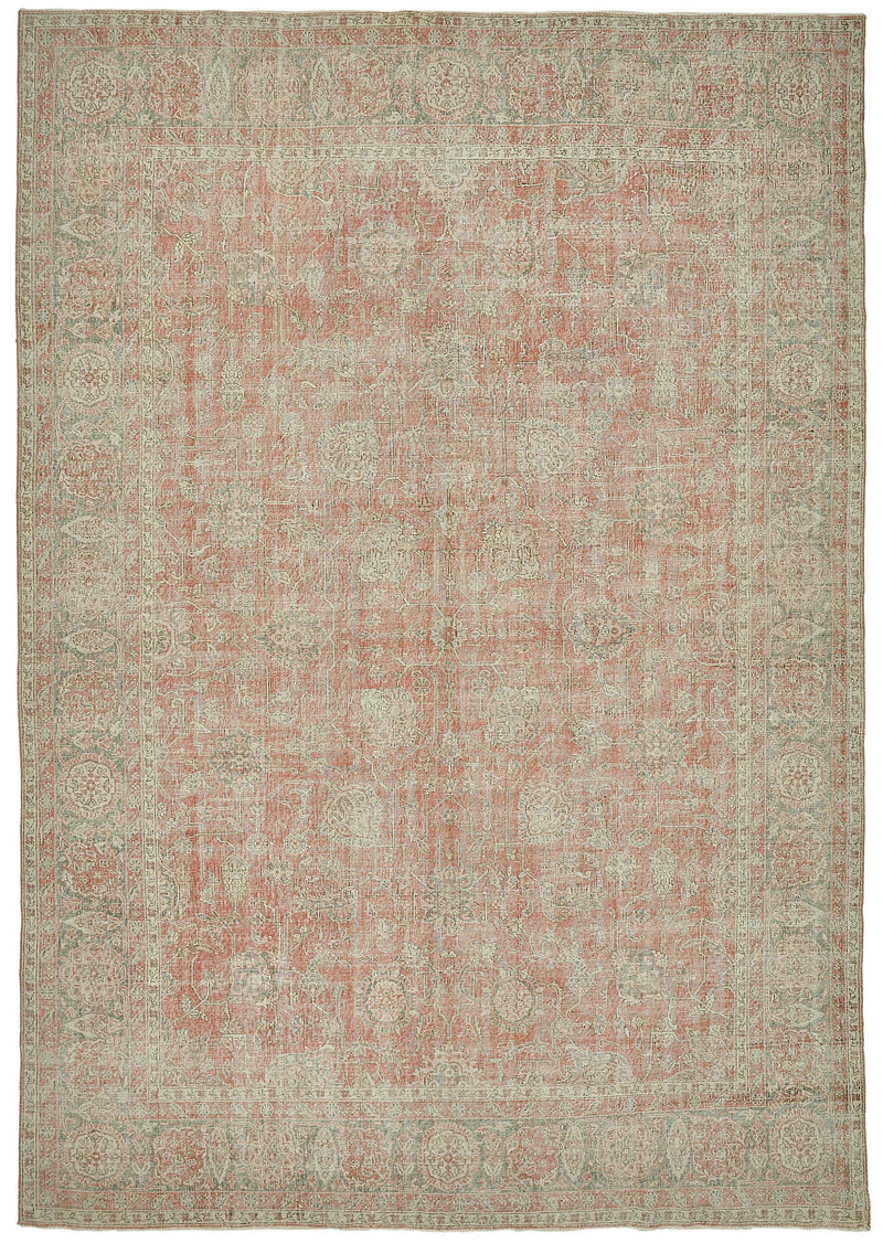 Beige vintage Persian rug 50046, 2.76 x 3.90 metres – full rug