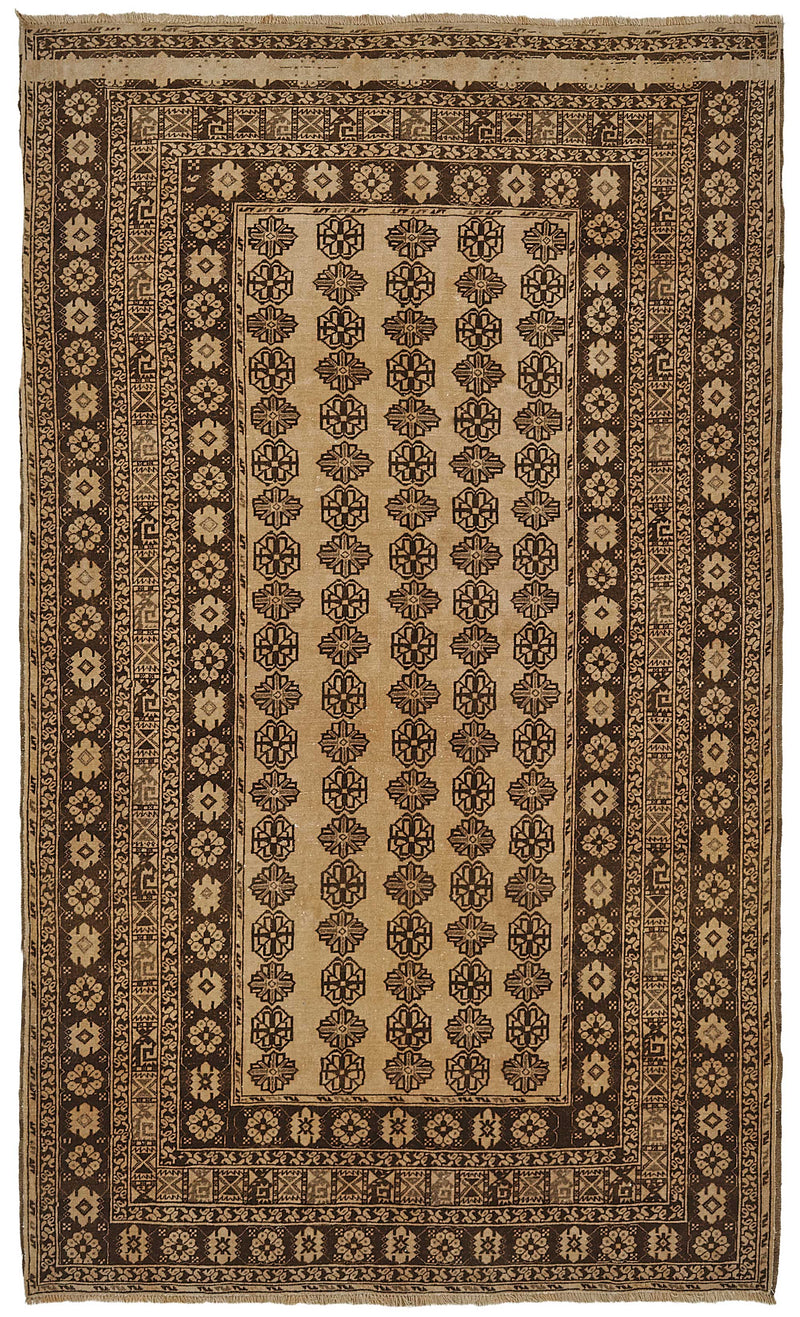 Beige vintage Persian rug 50169, 1.50 x 2.57 metres – full rug