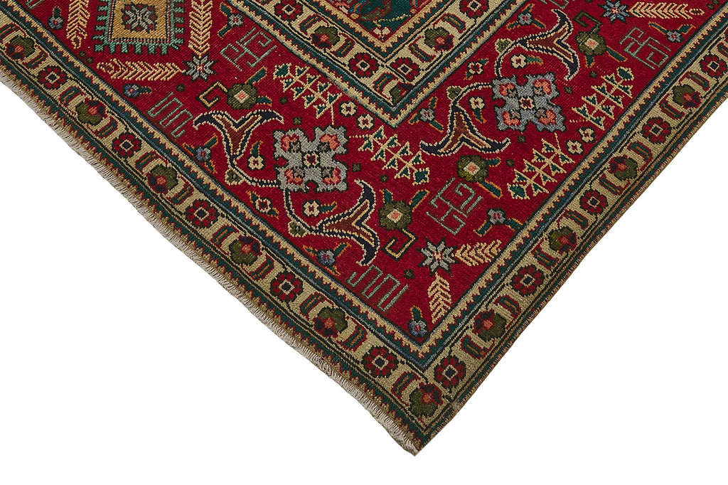 Beige vintage Persian rug 50174, 2.96 x 3.80 metres – photograph 4