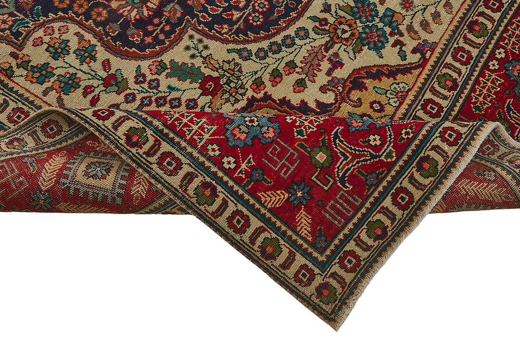 Beige vintage Persian rug 50174, 2.96 x 3.80 metres – photograph 6