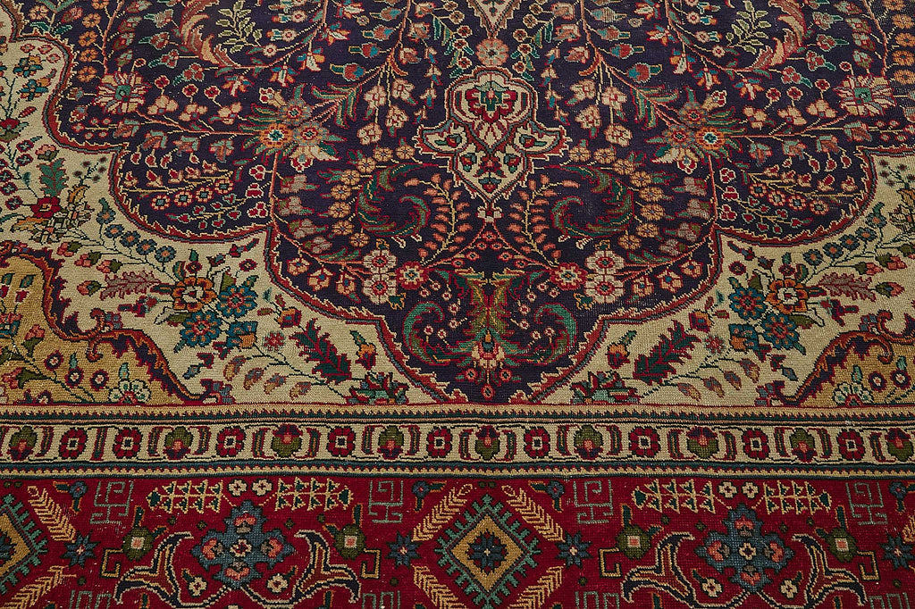 Beige vintage Persian rug 50174, 2.96 x 3.80 metres – photograph 10