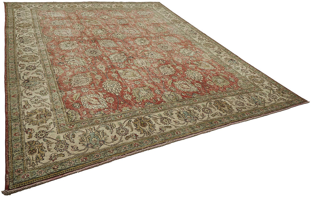 Beige vintage Persian rug 50188, 3.08 x 3.96 metres – photograph 2