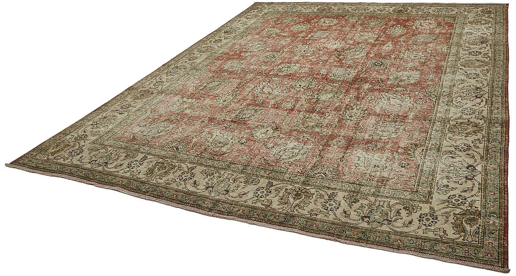 Beige vintage Persian rug 50188, 3.08 x 3.96 metres – photograph 3