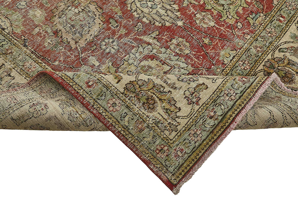 Beige vintage Persian rug 50188, 3.08 x 3.96 metres – photograph 6