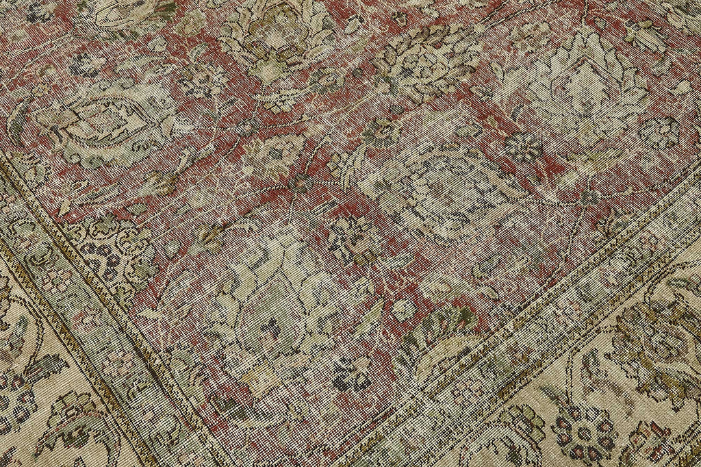 Beige vintage Persian rug 50188, 3.08 x 3.96 metres – photograph 9