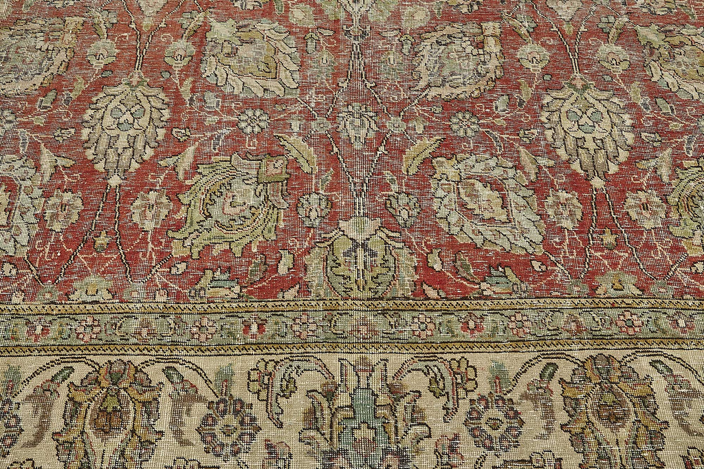 Beige vintage Persian rug 50188, 3.08 x 3.96 metres – photograph 10