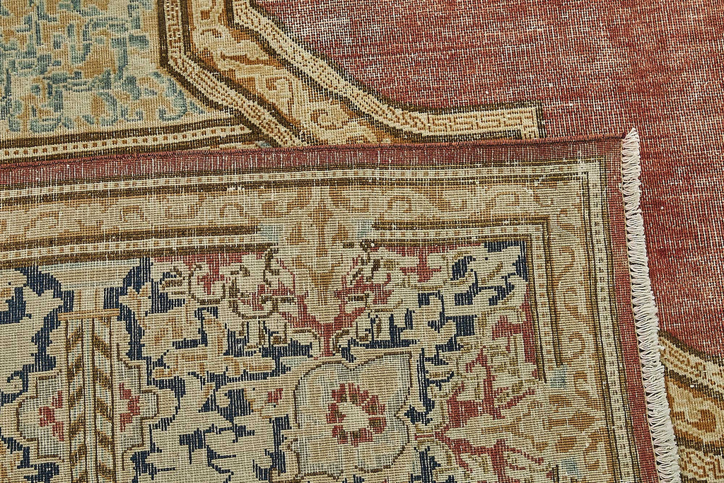 Beige vintage Persian rug 50189, 2.87 x 3.87 metres – photograph 7