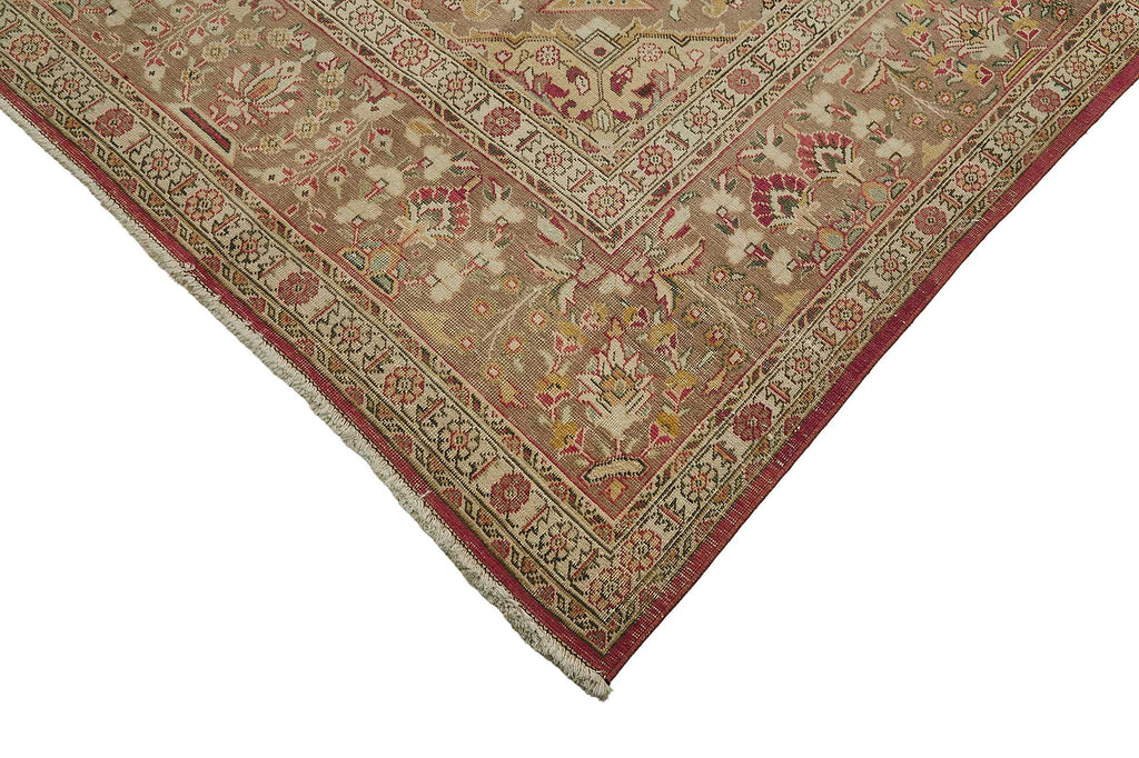 Beige vintage Persian rug 50193, 2.76 x 3.77 metres – photograph 4